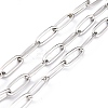 Tarnish Resistant 304 Stainless Steel Paperclip Chains CHS-O010-03P-1