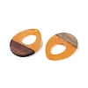 Resin & Wood Pendants WOOD-F015-17C-2