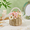 Wicker Flower Baskets with Handle DIY-WH0899-431B-4