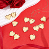 8Pcs 304 Stainless Steel Locket Pendants STAS-HY0002-02-4