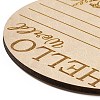 Wooden Hello World Baby Photo Props LS-WOOD-D023-02-3