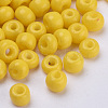 Baking Paint 6/0 Glass Seed Beads SEED-Q025-4mm-M06-2