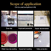 High Temperature Resistance Food Grade Silicone Sheet AJEW-WH0104-98A-9