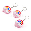3Pcs Plastic Mini Tape Measure Pendant Keychain KEYC-TADJ0001-04-1