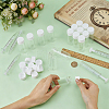 Clear Glass Screw Top Bead Storage Tubes AJEW-WH0880-47A-3