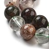 Natural Four Seasons Lodolite Quartz Beads Strands G-Z063-A02-02-4