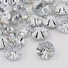 Acrylic Rhinestone Buttons X-BUTT-J002-01-1