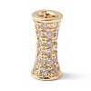 Eco-Friendly Rack Plating Brass Micro Pave Cubic Zirconia Beads KK-F835-26B-G-1