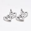 Tibetan Style Alloy Pendants X-TIBEP-2554-AS-LF-2