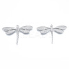 Non-Tarnish 304 Stainless Steel Pendant Rhinestone Settings LS-STAS-N098-196P-3