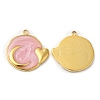 Real 18K Gold Plated 304 Stainless Steel Pendants STAS-A084-25G-01-1
