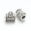 Tibetan Style Alloy Bail Beads Tube Bails PALLOY-E380-05-LF-1