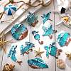 Ocean Theme Wooden Sea Animal Pendant Decorations PW-WG532B8-01-2