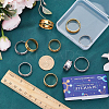 12Pcs 12 Styles 201 Stainless Steel Grooved Finger Ring Settings RJEW-SC0001-03-3