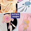 DIY Woven Net/Web Pendant Makings DIY-SC0001-12-7