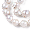 Natural Baroque Pearl Keshi Pearl Beads Strands PEAR-Q015-016-01-2