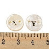 Freshwater Shell Buttons BUTT-Z001-01Y-3