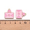 Valentine's Day Theme Alloy Enamel Pendants ENAM-T020-50J-02-3