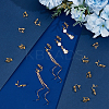 30 Pairs 925 Sterling Silver Clip-on Earring Findings STER-PH0005-01G-4