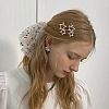 10Pcs 2 Colors Alloy Rhinestone Hair Clips PHAR-HS0001-03-6