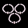 Natural Mixed Gemstone Beaded Stretch Bracelet for Women BJEW-A145-01-6