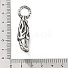 304 Stainless Steel Big Pendants STAS-M336-04AS-3