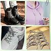 5 Yards Rhinestone Synthetic Rubber Cords OCOR-SP0001-33A-7