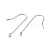 316 Surgical Stainless Steel Earring Hooks STAS-E027-01B-P-2