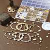 DIY Mixed Shapes Synthetic Turquoise & Wood & CCB Beads Bracelets Making Kits DIY-FS0007-67-9