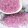 6/0 Transparent Inside Colours Glass Seed Beads SEED-P006-01A-11-1