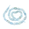 Natural Aquamarine Beads Strands X-G-D0004-A02-04-3