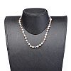 Cultured Freshwater Pearl Beaded Necklaces NJEW-JN02663-4