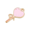 Valentine's Day Alloy Enamel Pendants ENAM-I084-01KCG-21-2
