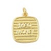 Real 18K Gold Plated Rack Plating Brass Pendants KK-Z074-68G-1