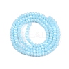 Electroplate Glass Beads Strands EGLA-A044-P1mm-A06-3