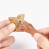 1Pc Brass Stamp Head DIY-OC0008-42D-3