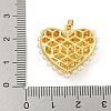 Rack Plating Brass & ABS Plastic Imitation Pearl Pendants KK-N255-03E-G-RS-3
