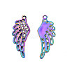 Rainbow Color Alloy Pendants PALLOY-T054-158-3