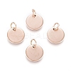 Ion Plating(IP) 304 Stainless Steel Charms LS-EJEW-L238-03C-RG-1