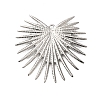 Anti-Tarnish 304 Stainless Steel Pendants STAS-H225-01S-1