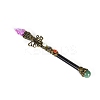 Natural Quartz & Metal Octopus Magic Wand PW-WG37353-02-1