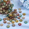 160Pcs 8 Colors Transparent Acrylic Beads TACR-ME0001-04-4