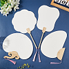 4Pcs 4 Styles Paper Fans AJEW-GF0011-45A-3
