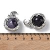 Natural Amethyst Pendants G-A298-02P-08-3