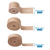 3 Rolls 3 Styles Burlap Ribbon OCOR-YS0001-04-9