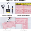 Self-Adhesive XPE Grain Contact Paper DIY-WH0002-53A-15-5