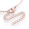 (Jewelry Parties Factory Sale)304 Stainless Steel Initial Pendant Necklaces NJEW-G321-04RG-F-3