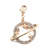 Alloy Rhinestone Pendant Decoration LS-HJEW-P021-01F-G-1