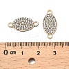 Alloy Crystal Rhinestone Connector Charms FIND-B051-05G-3