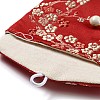 Chinese Style Floral Cloth Jewelry Storage Pouches LS-AJEW-D065-01B-01-3
